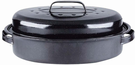 Dutch Oven Oval Made of Aluminum with Grill 42cm 1pcs