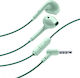 Cellular Line SLUGSMARTG In-ear Handsfree Headphones with Connector 3.5mm Green