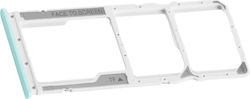 Clappio Sim Card Tray Xiaomi Redmi 12c Dual Nano Sim Micro-sd Green Clappio Sim Card Tray Xiaomi Redmi 12c Dual Nano Sim Micro-sd Green
