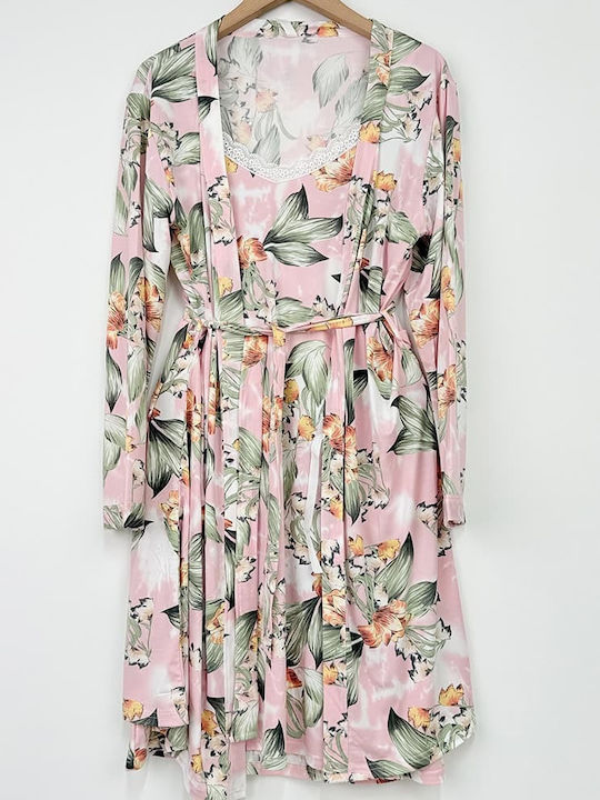 Caress Sommer Damen Pyjama-Set Pink