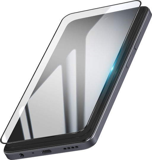 Avizar Tempered Glass for Realme 14x C75 Hardness 9h Anti-scratch Black
