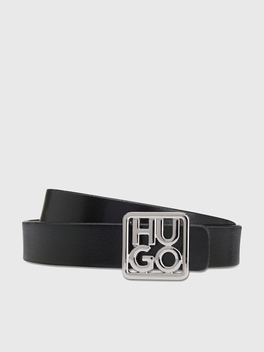 Leather Women's Black Belt