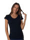 Mâneca scurta Dark Blue Tricou pentru femei
