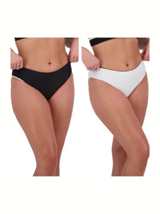 Moontide Bikini Slip Black/white
