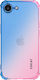 Enkay Silikon Handyhülle Für iPhone 16e Gradient Blau Rosa