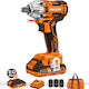 Hojita HJCD1M30 Brushless Μπουλονόκλειδο Μπαταρίας 20V 2x2Ah με Υποδοχή 1/2"