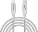 Usb-c Zu Lightning Kabel Mfi Zertifiziert Lade- und Synchronisationskabel Akashi 1m Weiß