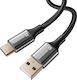 Swissten Usb To Usb-c Cable Braided Design Anti-kink Black