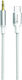 Swissten USB Type-C To 3.5mm Jack Audio Auxiliary Cable Braided Nylon Length 1.5m White