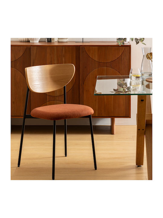 A-s Jaisa Dining Room Metallic Chair Amber 50x50x81cm