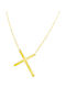 Dio Jewellery Lab Γυναικείος Σταυρός από Ασήμι χωρίς Αλυσίδα
