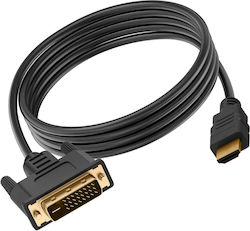 Video Adapter 1m Hdmi Male To Dvi Female Full Hd 1080p