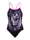 Funkita Детски Бански Една част Черен