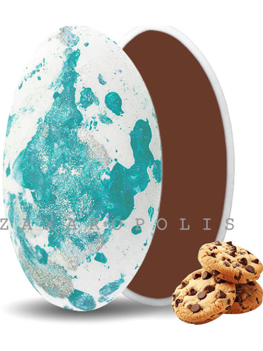Zaxaropolis Κουφέτα Choco Splash σε Σχήμα Κλασικό με Γεύση Cookies Τιρκουάζ 1000gr