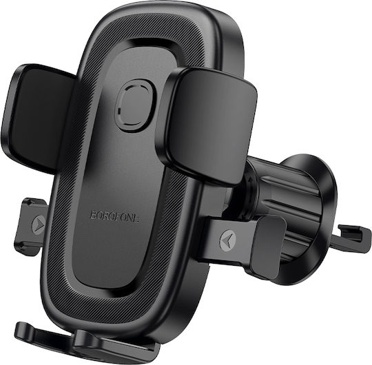 Borofone Car Mobile Mount with Adjustable Hooks Black