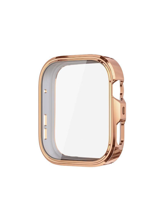 Schutz Silikonhülle in Rose Gold Farbe für Huawei Watch Fit 4 Pro