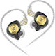 KZ Ακουστικά Ψείρες In Ear με Bluetooth Μαύρα