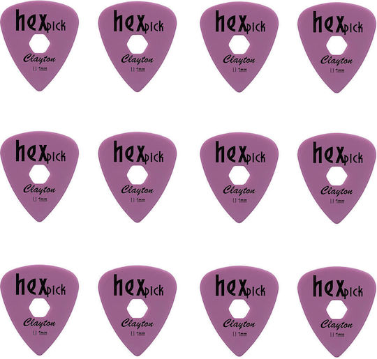 Clayton Hx114 Hex Standard Πένες 1,14mm Πακέτο 12 Τμχ