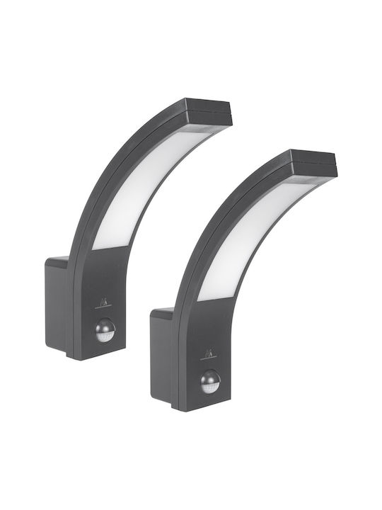 Maclean Energy Wall-Mounted Outdoor Light LED I...