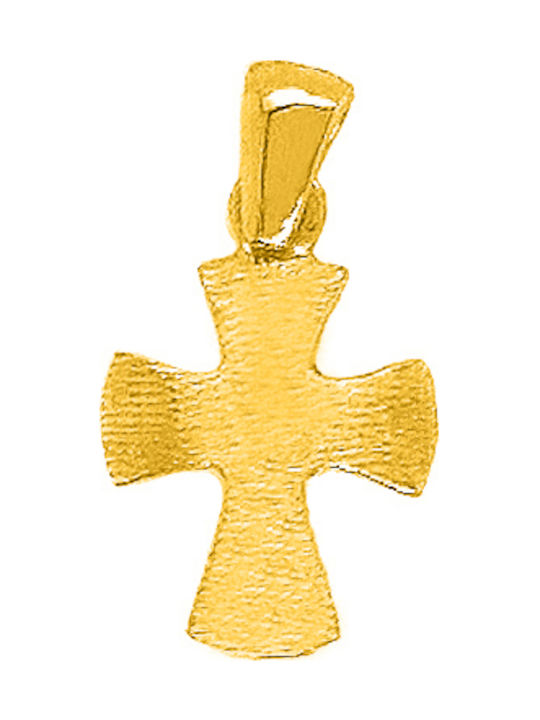 Dio Jewellery Lab Γυναικείος Σταυρός από Επιχρυσωμένο Ασήμι χωρίς Αλυσίδα