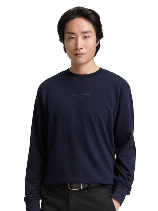 Tom Tailor Basic Sweatshirt Blue