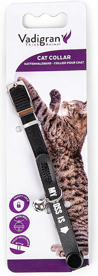 Vadigran Piesa universala Katzenhalsband Schwarz