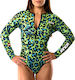 Janga Jumpsuit Wetsuit with Zip Green 2mm I-006880-57