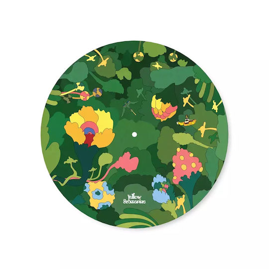 D'addario Vhd240460 Beatles Yellow Submarine Turntable Slipmat Pepperland Woods
