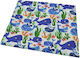 Professional Printed Loneta Lining Blue Phalenitsas Width 140cm