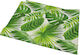 Professional Printed Loneta Lining W140cm Green Exotic Leaves
