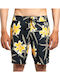 Men's Swimwear Bermuda Black with Patterns