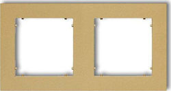 Mini Doppel Gold Wechselrahmen 29mr-2