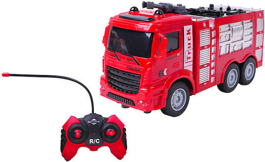 Techkidz Remote-controlled Fire Engine Lighting Effects Red Black