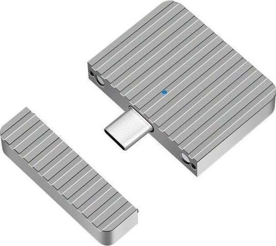 LogiLink Hard Drive Case SATA III NVME with connection Type-C in Schwarz color