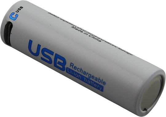 Avizar 1.5v 1700mah Battery Compatible 14500 Aa Usb-c Port Rechargeable
