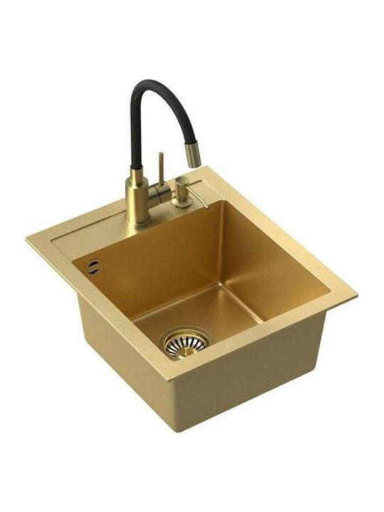 Steiner Johnny Drop-In Inox Küchenspüle mit Was...