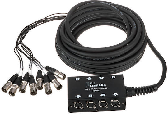 Sssnake Mc 8 Multicore Mk Ii XLR-Kabel Schwarz