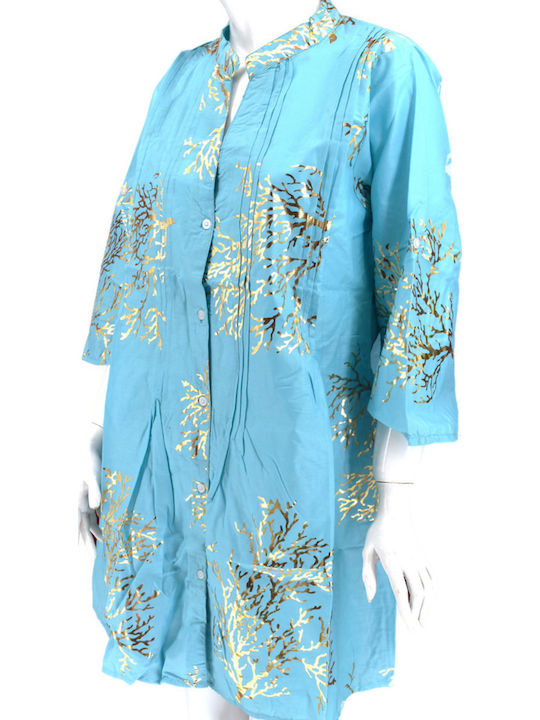 Ferrari Group Women's Caftan Beachwear Blue