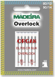 Set 5 Madeira 9462 Overlock Needles Fineness 80-90