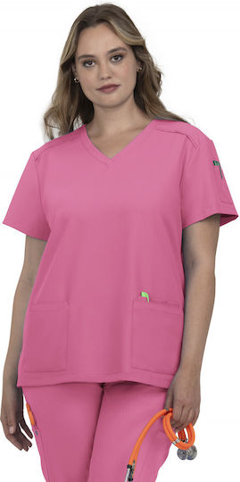 KOI USA Women's Pink Medical Blouse