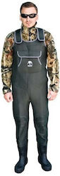 Behr Komfort 4 Mm Neopren Fleece Brust Wader Stiefel Transporttasche Grau