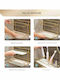 Boden Badezimmerregal Metallisch 32x21x25.5cm Braun