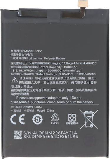 Avizar Replacement Battery Redmi 8 8a Li-polymer 3.85v 5000mah 19.25wh Black