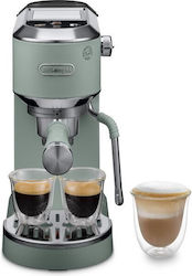 De'Longhi Dedica Duo Ημιαυτόματη για Αλεσμένο Καφέ Πράσινη De'Longhi Dedica Duo Ημιαυτόματη για Αλεσμένο Καφέ Πράσινη