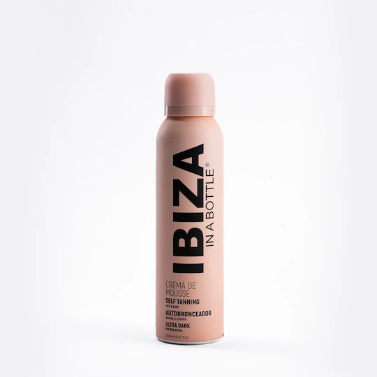 Ibiza In A Bottle Selbstbräuner Mousse für Gesicht und Körper Ultra Dunkel 150ml