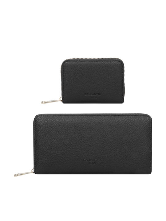 Gallantry Women's Wallet Card Case Gift Set Black