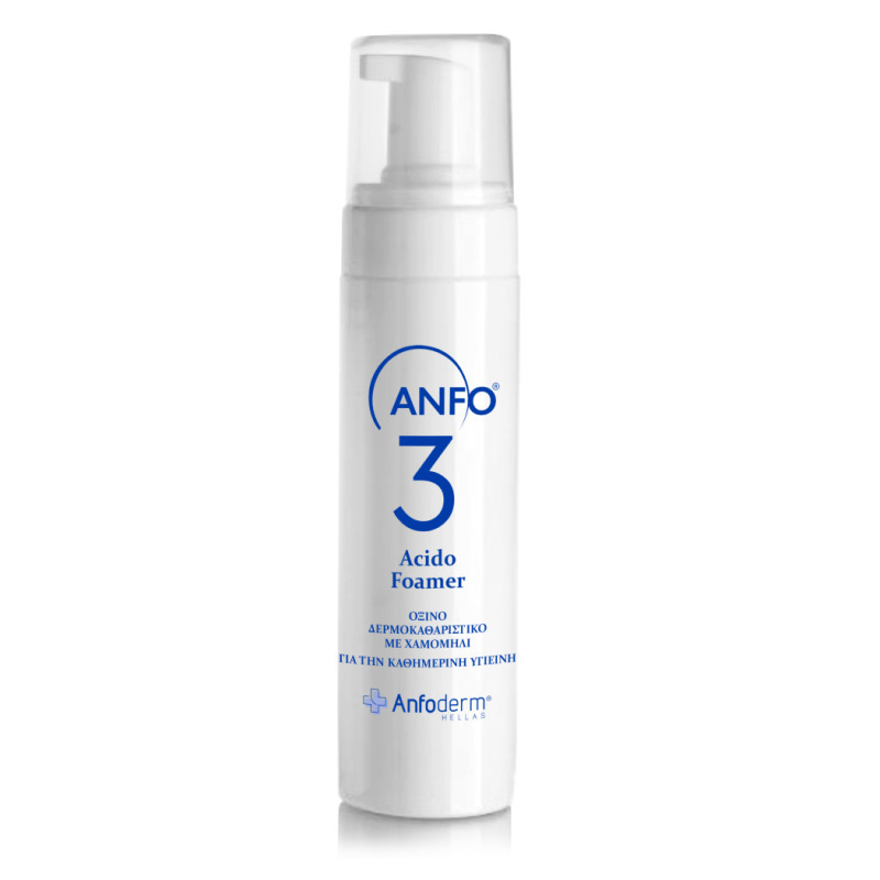 Anfoderm Anfo 3 Αφρός για Απαλό Καθαρισμό της Ευαίσθητης Περιοχής 200ml