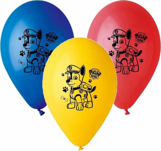 "printed Paw Patrol Χρώματα Κίτρινο Κόκκινο Μπλε 33cm 1 T.m.x