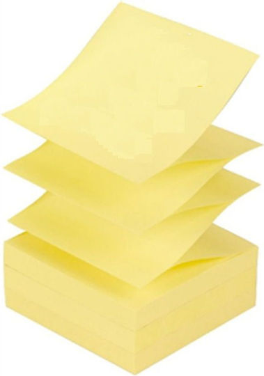 Biletele de Memorie Cub Info Z-notes 75x75 Galben