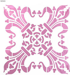 Stencil Διακόσμηση Τοίχου Marmorino Tools Stencil Art 98543